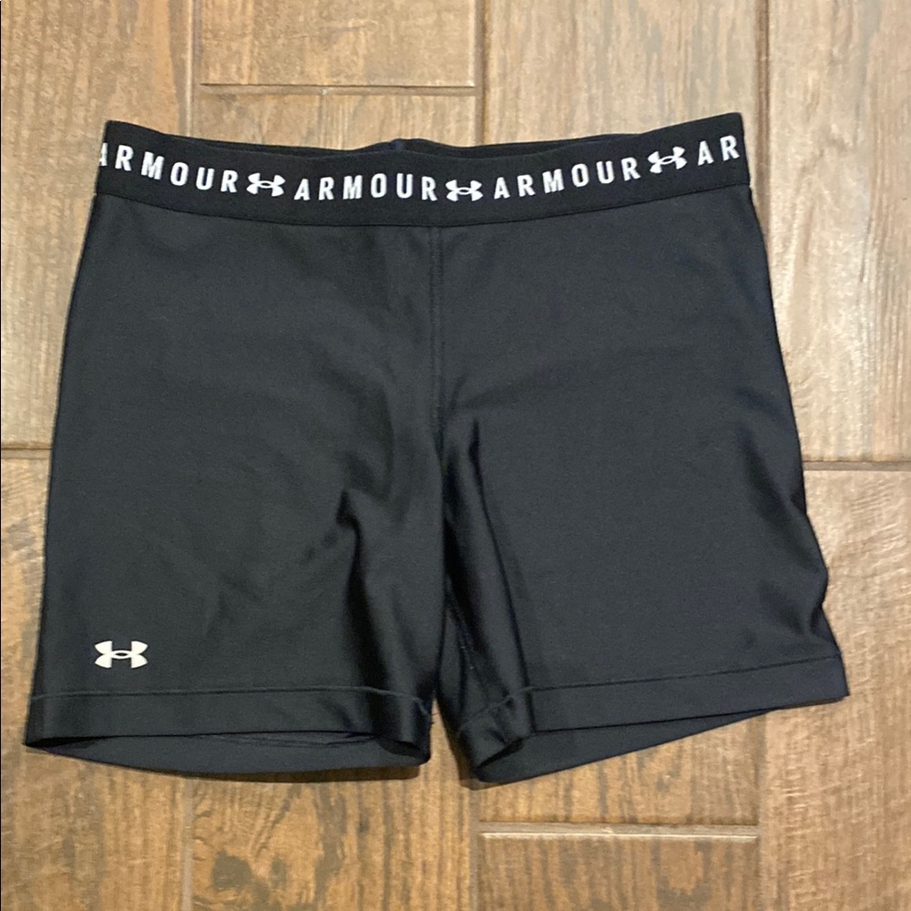 Under Armour Black Athletic Compression Shorts